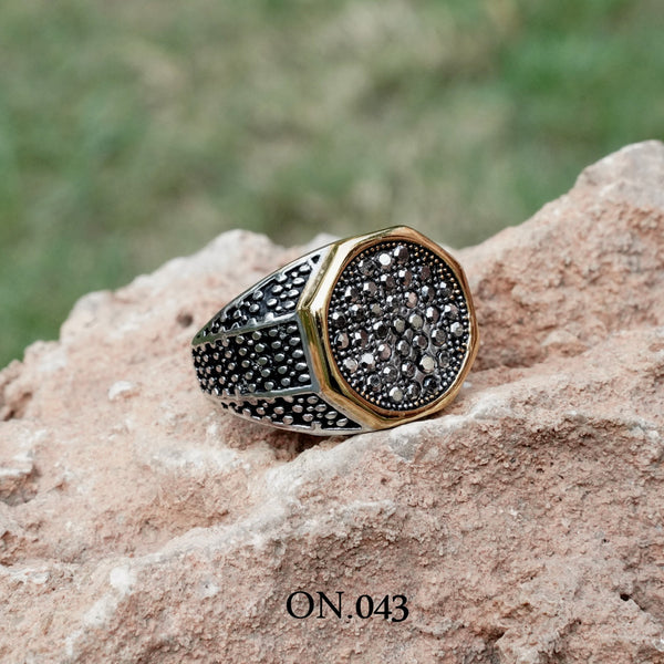 Black Designer Ring For Men