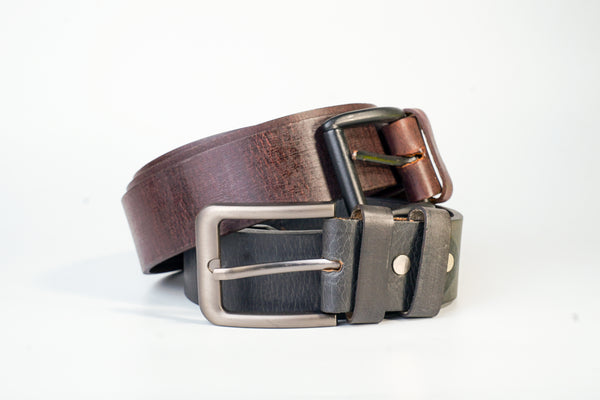 Leather Belt Black & Brown